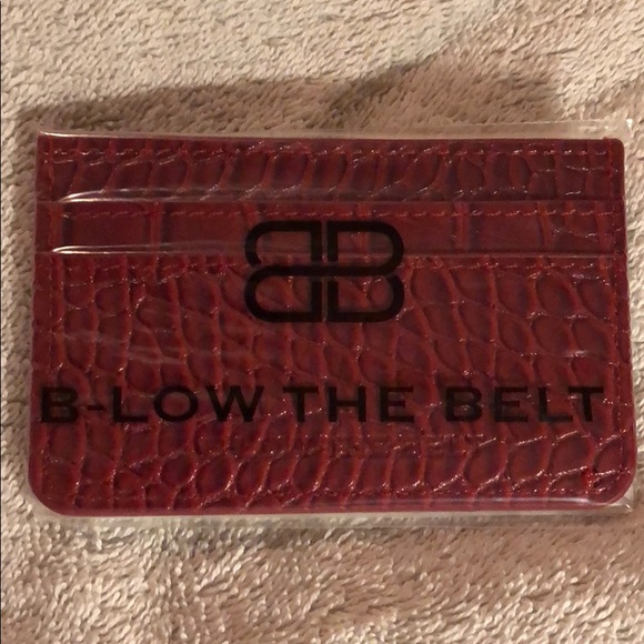 B-Low the Belt croc Card Case - New - Picture 3 of 3
